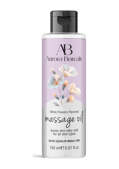 Aurora Boreale Beyaz Çiçek Aromalı Masaj Yağı 150ml - Ab3501