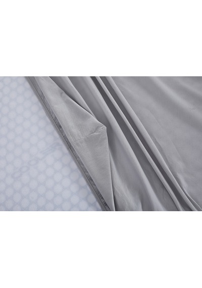 Doqu Home Colourful Fitted Çarşaf Tek King Size - Gri