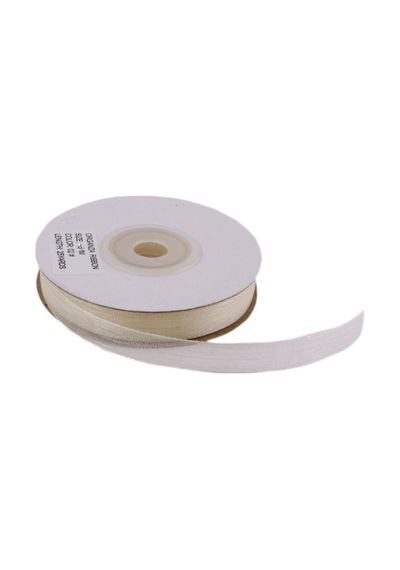 Tüfekçioğlu Organze Krem Renkli Kurdele 10Mm.