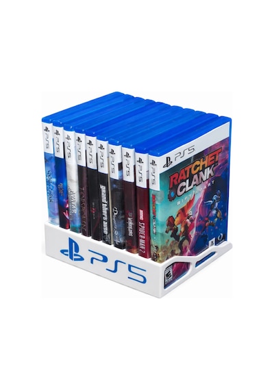 Ps5 Oyun Standı Playstation 5 Oyun Tutucu & Düzenleyici Masaüstü Ve Raf Tipi Beyaz Oyun