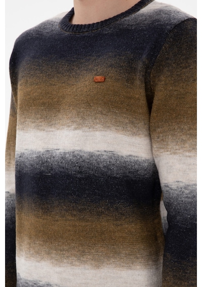 U.S. Polo Assn. Erkek Slim Fit Bisiklet Yaka Taş Kazak 50297082-VR049