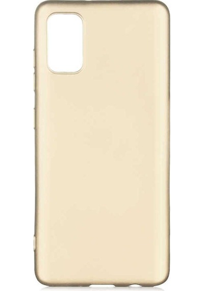 Galaxy Uyumlu A41 Kılıf Zore Premier Silikon Kapak Gold