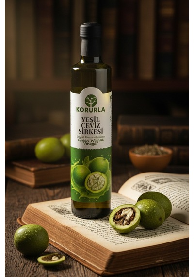Yeşil Ceviz Sirkesi Doğal Fermantasyon 500 Ml