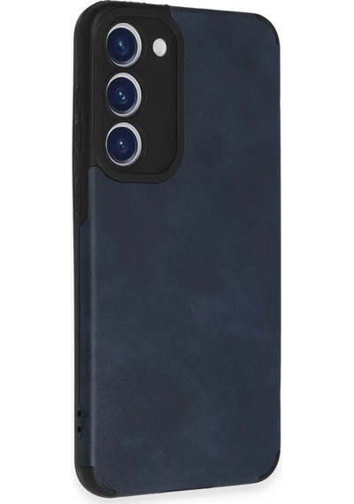 Newface Samsung Galaxy Uyumlu S23 Plus Kılıf Loop Deri Silikon - Lacivert Diğer