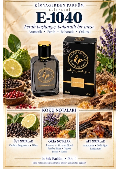 KP E-1040 Erkek Parfüm EDP 50 ML