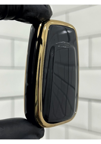 Toyota Corolla Prius Camry C-hr Rav4 Land Cruiser Nano Anahtar Kılıfı Siyah Gold