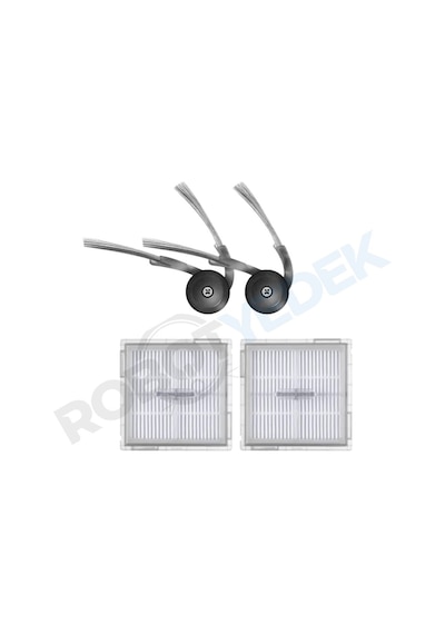 Roborock Q8 Max Pro 2025 Model Uyumlu Hepa Filtre Ve Yan Fırça-4 Parça