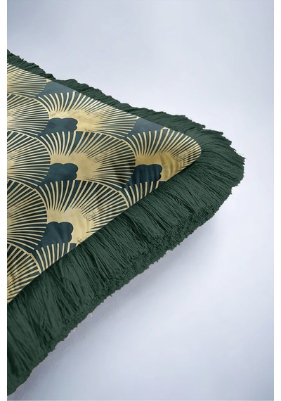 Art Deco Yelpaze Desen Saçaklı Yastık Kılıfı-geometrik Vintage Modern Siyah Püsküllü Kırlent Kılıfı Serin Rota Opal Art Deco Yelpaze Desen Saçaklı Yastık Kılıfı-geometrik Vintage Modern Siyah Püsküllü Kırlent Kılıfı Serin Rota Opal