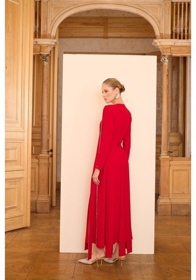 Senna Tease Dress Kırmızı Kırmızı
