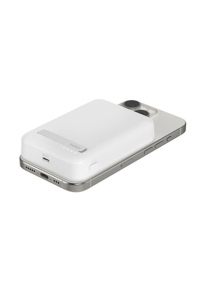 Belkin Bpd008btwt Boostcharge Qi2 15w 10k Magsafe Uyumlu Kablosuz Powerbank Beyaz siyah