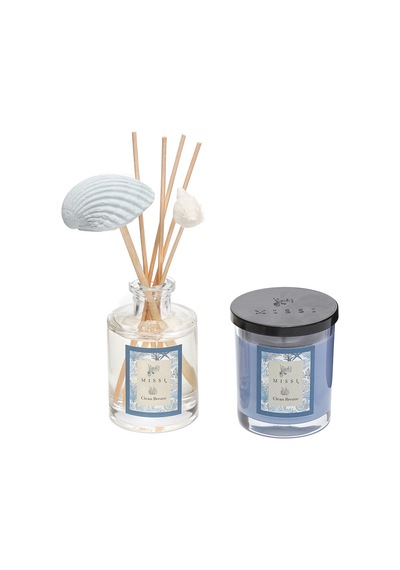 Clean Breeze Oda Kokusu Ve Vegan Mum Hediye Seti Okyanus