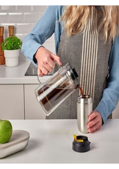 Termos 35 Cl Sızdırmaz Kapaklı Mug Paslanmaz Çelik Kupa
