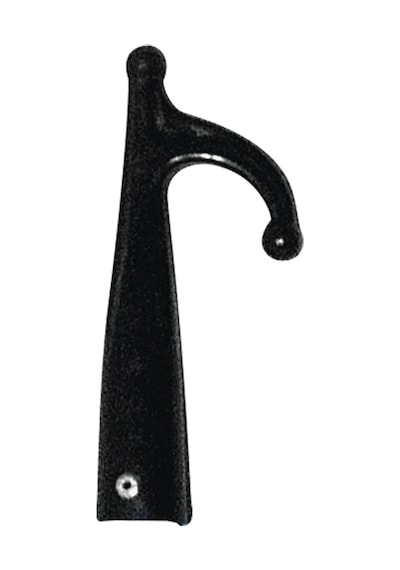Hook Plastic. Female. W/1 Ends. 30Mm. Black
