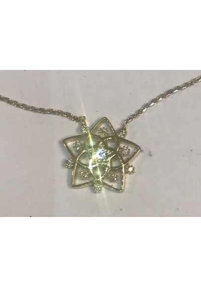 8 Ayar Altın Kolye-2.38 Gm-43 Cm-Zinciride Altın