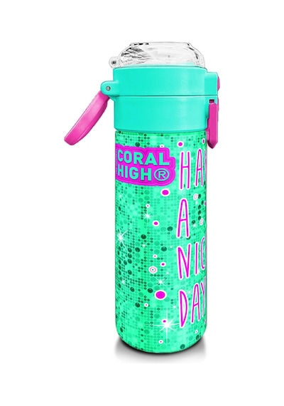 Coral High Kids Pembe Su Yeşili Kedi Desenli Pipetli Ve Direkt İçim Çelik Termos 500 Ml 31806 Yeşil - Kahverengi Coral High Kids Pembe Su Yeşili Kedi Desenli Pipetli Ve Direkt İçim Çelik Termos 500 Ml 31806 Yeşil - Kahverengi