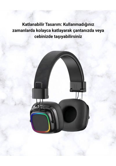 Mey İthalat Yüksek Ses Kaliteli Kablosuz Kulak Üstü Kulaklık - Bt 5.3 85903776