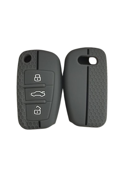 Audi Uyumlu A1 A3 A4 A5A 6A A7 Q3 Q5 Q7 Silikon Anahtar Koruma Kılıfı