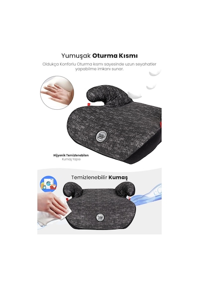 Baby Home 905 Gotime 15 36 Kg Yükseltici Oto Koltuğu Gri