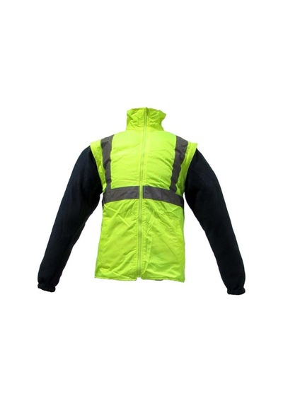 Oxford 2+1 Polarlı Yelek Mont Yeşil