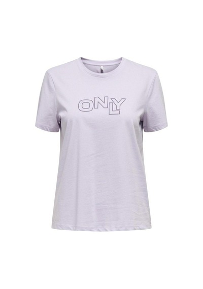 Only Onllotta S/s Tee Cs Jrs Kadın Mor T-shirt - 15339251