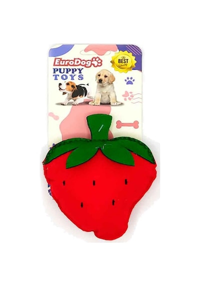 Eurodog Puppy Pet Toys Çilek Şeklinde Köpek Oyuncağı