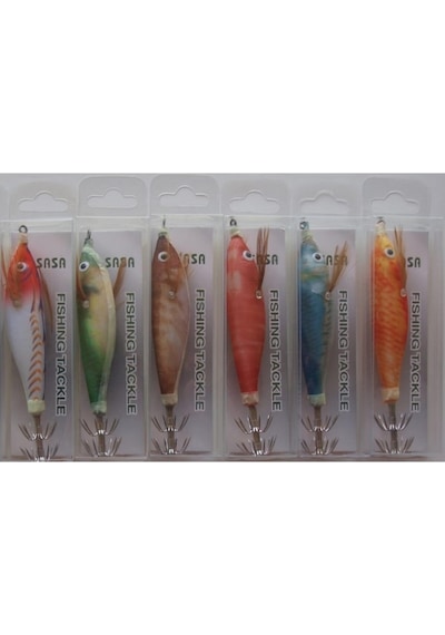 Sasa Toto 7 Cm Kalamar Zokası 6Lı Set