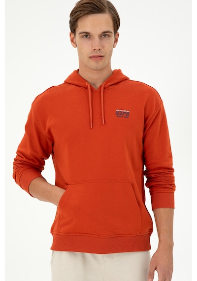 U.s. Polo Assn. Erkek Kiremit Sweatshirt 50293442-vr031 Kiremit