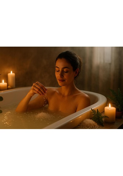 Lúvea Parıs Lavantalı Scrub Banyo Tuzu Sıvı Tuzlu, Tatlı Badem Yağı & E Vitamini Sofrada Öğütme Tuz Hediye Diğer