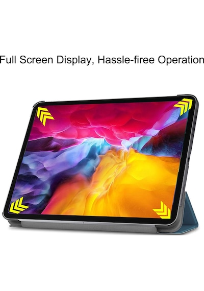 Apple Uyumlu iPad Pro 12.9" Inç 5.nesil/6.nesil 2021/2022 M2 Çip Flip Smart Standlı Akıllı Kılıf Kılıf Apple Uyumlu iPad Pro 12.9" Inç 5.nesil/6.nesil 2021/2022 M2 Çip Flip Smart Standlı Akıllı Kılıf Kılıf