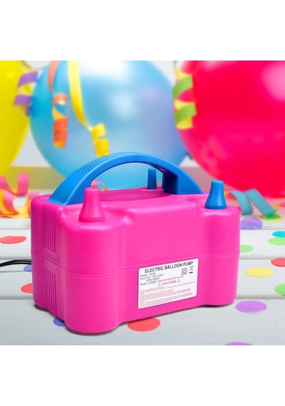 Çift Çıkışlı Balon Şişirme Makinası. Elektrikli Balon Pompası