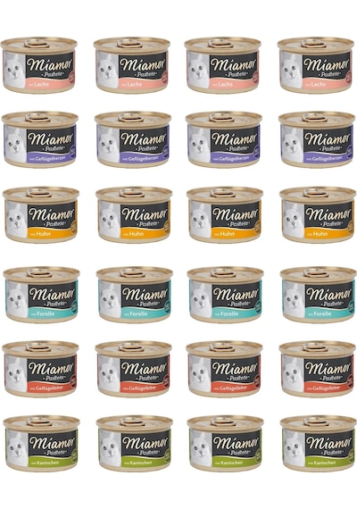 Miamor Pastete 6 Çeşit Karma Kedi Konserve 24 x 85 G