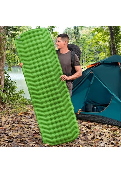Wanderlite Tek Kişilik Şişme Mat Yeşil