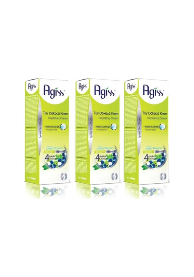 Agiss Hassas Ciltler Tüy Dökücü Krem 100 ml 3 Adet