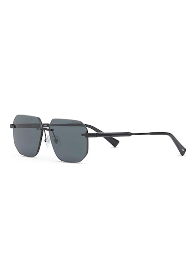 Despada Ds 2467 C1 60 Unisex Geometrik Siyah Metal Çerçevesiz Güneş Gözlüğü Siyah