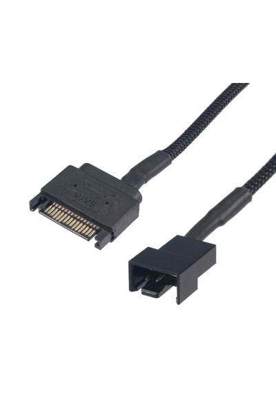 Sata Power Erkek To 1 Port 2 Pin Erkek Fan Besleme Güç Kablosu