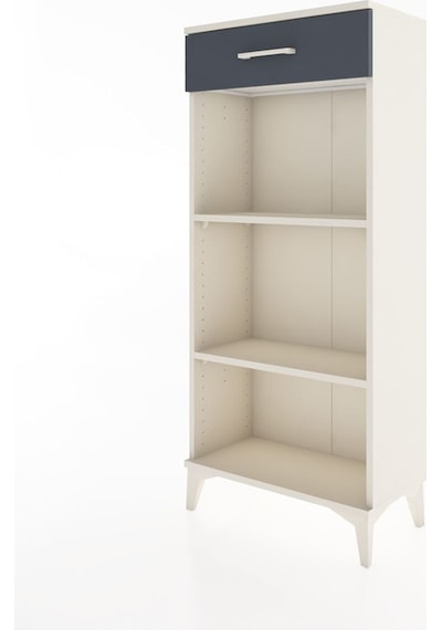 Hyperion Dolap 2 Raflı Tek Çekmeceli 60x44x134 Aytaşı-antrasit Aytaşı