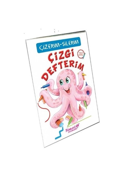Çizgi Defterim - Çizerim Silerim - Mustafa Doğru - Yumurcak Yayınları