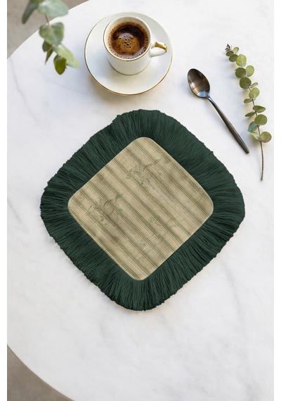 Kraliyet Zarafeti Çizgili Saçaklı Sunum Peçetesi-retro Avangart Yeşil Çizgili Bardak Altlığı Mendil Doygun Dumanlı Mavi Kraliyet Zarafeti Çizgili Saçaklı Sunum Peçetesi-retro Avangart Yeşil Çizgili Bardak Altlığı Mendil Doygun Dumanlı Mavi