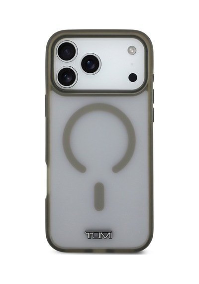 Apple Uyumlu iPhone 17 Pro Max  Kılıf Tumı Lisanslı M-safe Özellikli Buzlu Transparan Kapak Haki Haki