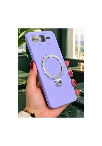 İnfinix Smart 10 Plus İle Uyumlu 360 Derece Dönebilen Kalın Metal Magsafe Halka Stantlı İçi Kadife Korumalı Ultra Lüx Premium Silikon Kılıf Lila İnfinix Smart 10 Plus İle Uyumlu 360 Derece Dönebilen Kalın Metal Magsafe Halka Stantlı İçi Kadife Korumalı Ultra Lüx Premium Silikon Kılıf Lila