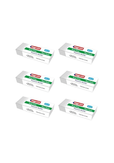 Bigpoint Dust Free Silgi Beyaz Orta Boy 6 Lı