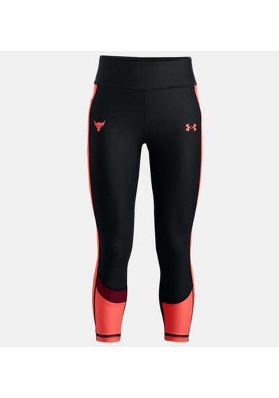 Under Armour Kız Çocuk Project Rock Heatgear® Armour Ankle Tayt Siyah