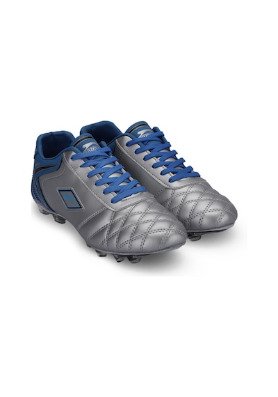 Slazenger HUGO KR Çocuk Halı Saha Gri / Mavi Futbol Ayakkabısı