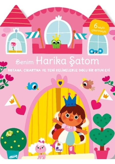 Benim Harika Şatom-boyama, Çıkartma Ve Yeni Kelimelerle Dolu Bir Oyun Evi 6 Sayfa Çıkartm - Ybve-726904