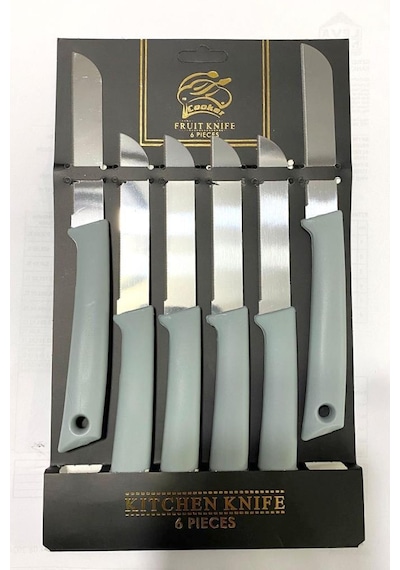 Cooker Ckr-2959 6'lı Meyve Bıçağı Mavi