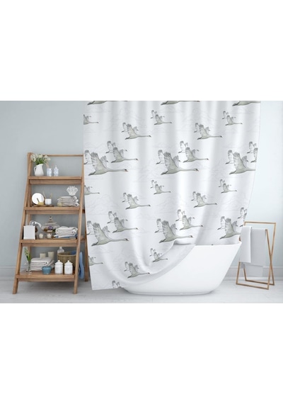 Zethome Jackline Banyo Duş Perdesi 6771 Tek Kanat 1X180X200 Çok Renkli