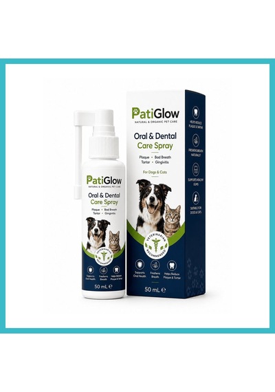 Bezos Patiglow Kedi Ve Köpek Ağız Ve Diş Bakım Spreyi 50 Ml Dfnbez