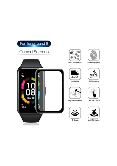 Honor Band 6 Huawei Band 6 3D Cam Full Ekran Koruyucu