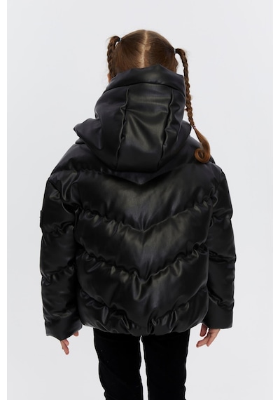 Benitto Kids Kız Çocuk Şişme Mont 51320 Siyah