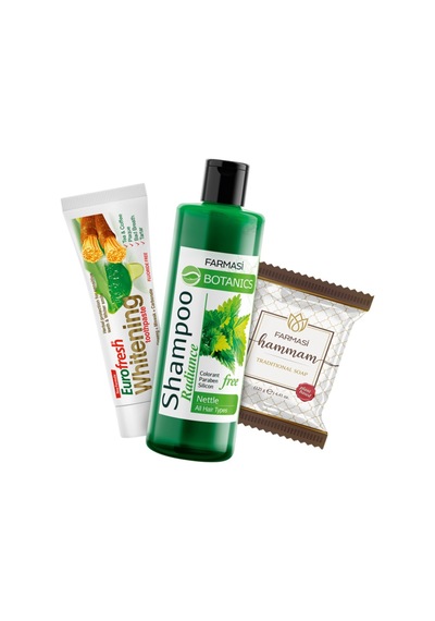 Farmasi Şampuan 500 ML + Hamam Sabunu 125 G + Diş Macunu 112 G